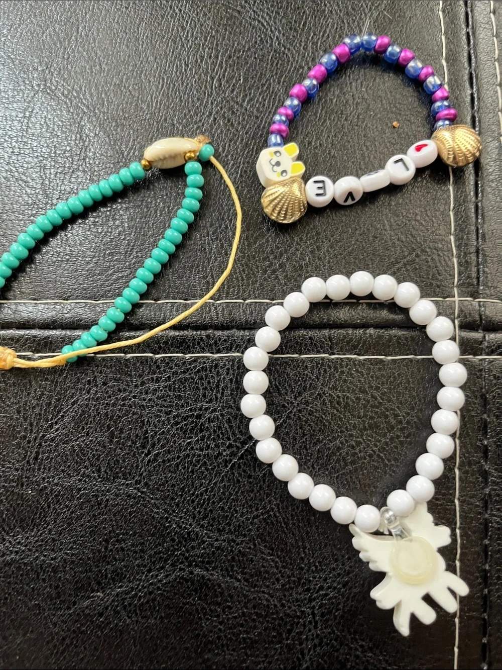 Source Unknown Multicolor Kids Beaded Necklace and Bracelet Set